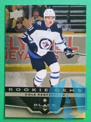 2021-22 Upper Deck Extended Series 3 Cole Perfetti Black Diamond Rookie Gems